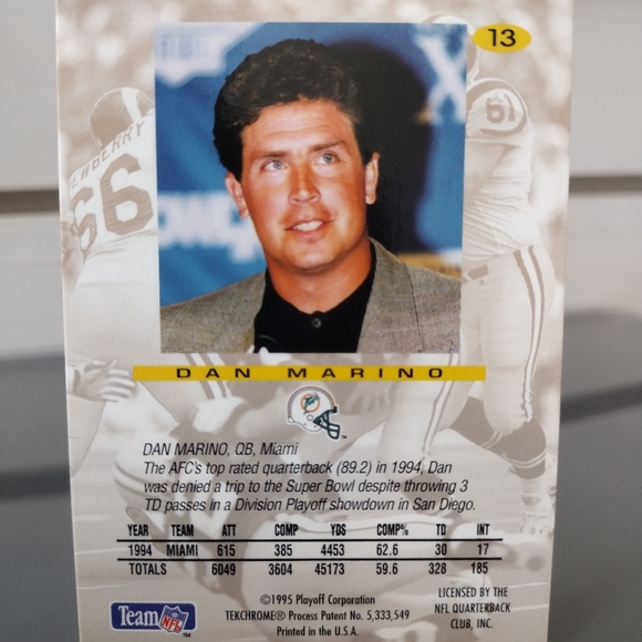 (Dan Marino) (2 Card Lot) of (Proline Classic 1994) & (Absolute 1995) - Picture 5 of 5